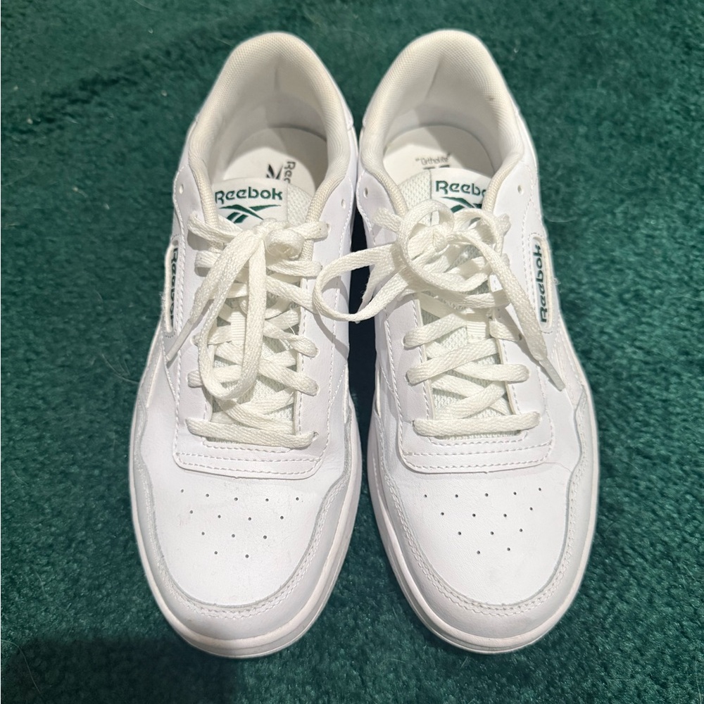Reebok White Athletic Shoes
